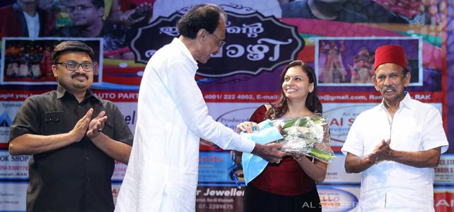 A Legends artist being recognised at a cultural event